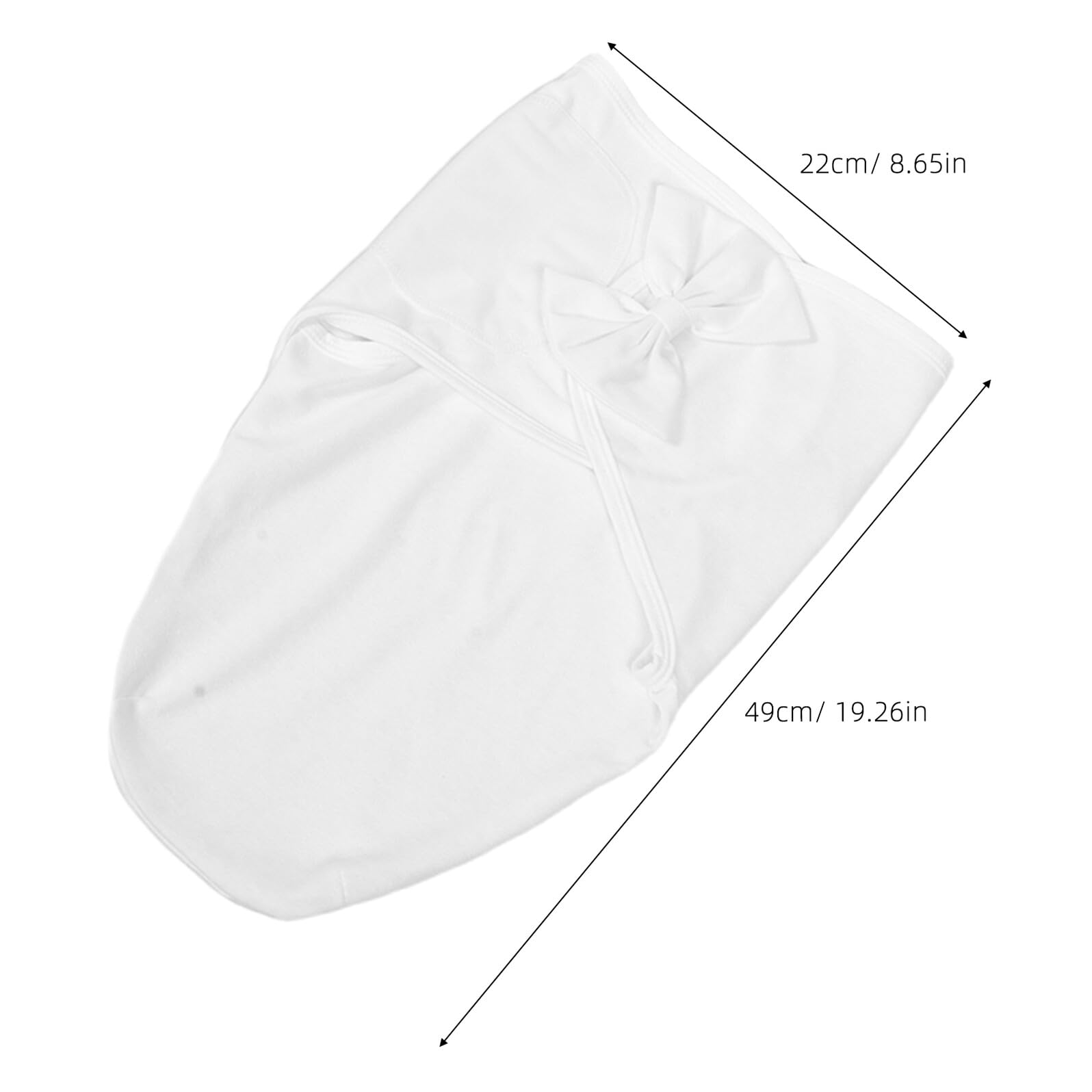 BESTonZON 3sätze Pucktücher für Neugeborene Inklusive Schlafsack und Mütze aus Weicher Baumwolle für Kuscheligen Schlaf als Geschenkset für Mädchen