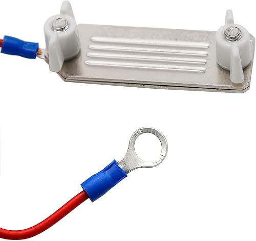Miniatura 6 de Paquete de 2 conectores eléctricos de cinta de cerca, conector Polytape a Polytape para Energizer, con cable de 35.4 in (a energizador)