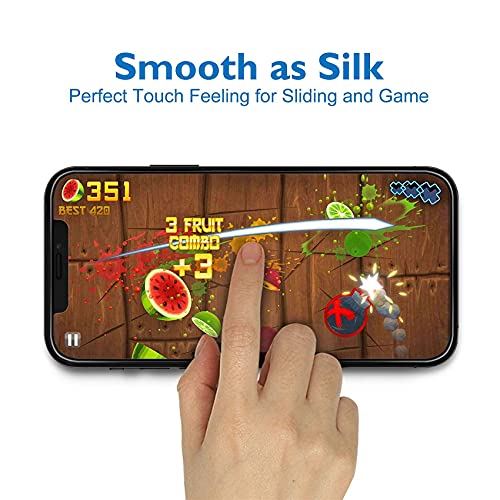 Image of Mr.Shield Top-Notch Gaming matte Tempered Glass Screen Protector Guard For iPhone Xs /X and 11 Pro, 9H Hardness, Case Friendly, Easy Installation kit - 1 Pack