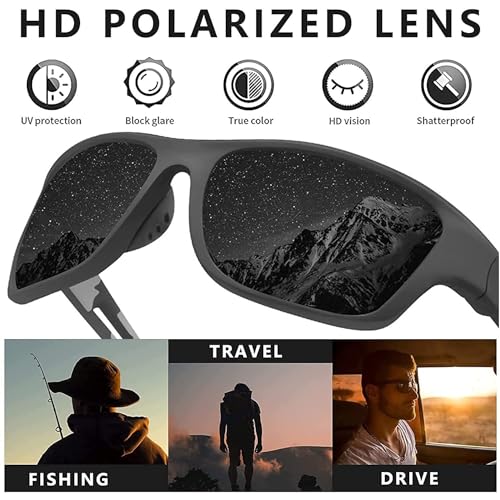 Image of CREEK UV Protected Polarization Sports Sunglasses for Men Driving Cycling Fishing Cricket Sunglasses