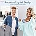 HOUSE DAY White Plastic Hangers 60 Pack, Clothes Hangers with Non Slip Hooks, Durable & Space Saving Coat Hanger, Light-Weight Clothing Hanger, Perfect Closet Organizer for Everyday Use