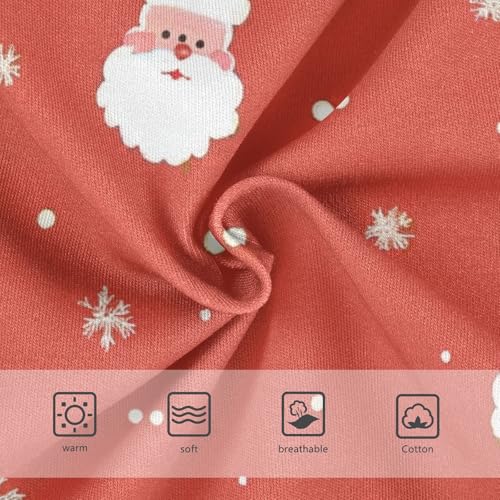Girls' Cotton Briefs Comfort Color for Baby Girls Christmas Santa3