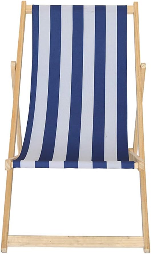 HIOD Outdoor Folding Chair Beech Lounge Chair Portable Breathable Recliner Wooden Garden Patio Lounge Beach Sun Lounger,A