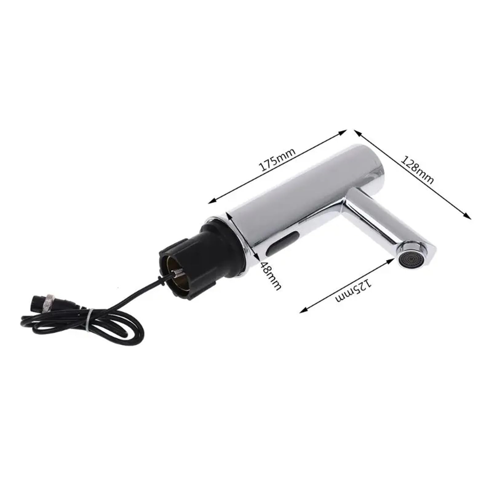 Grifo de cocina, grifo de lavabo automático con sensor infrarrojo para baño, grifo de agua sin contacto para lavabo, montado en encimera para fregadero de cocina, bar, casa de campo, lavandería, agua