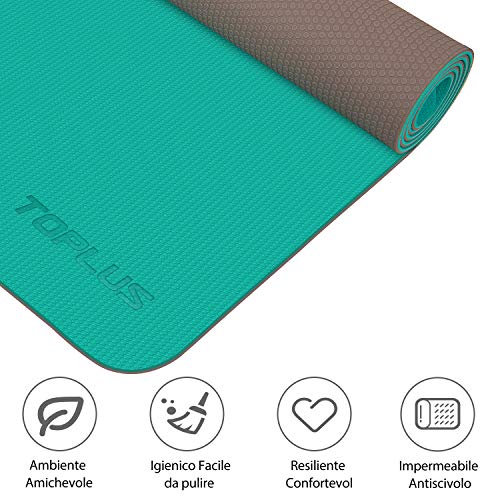 TOPLUS Tappetino da Yoga, Tappetino da Yoga