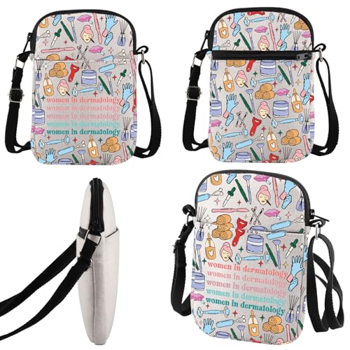 Dermatologist Gift Women in Dermatology Crossbody Bag Skin Care Specialist Gift3
