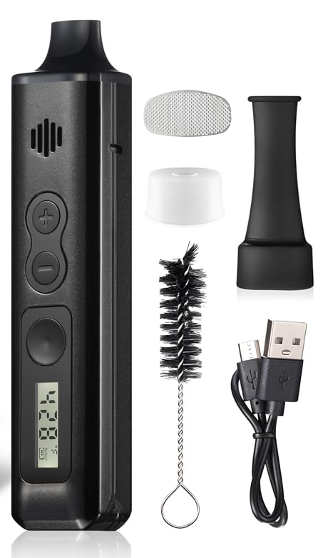Gras Vapen Anleitung IOUQ TARURS Keramik-Vaporizer mit LCD-Display und  Typ-C-Ladung