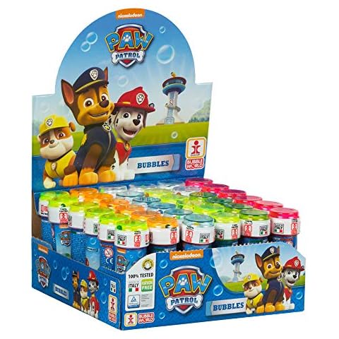 Dulcop 103693000 Party Pack 36 Tubes of Paw Patrol Soap Bubbles 60 ml Cover