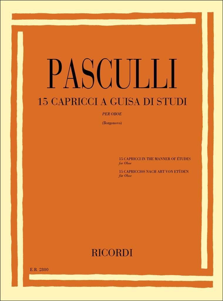 15 Capricci A Guisa Di Studi (HAUTBOIS)
