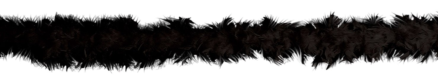 Beistle60300-BK Black Fancy Feather Boa