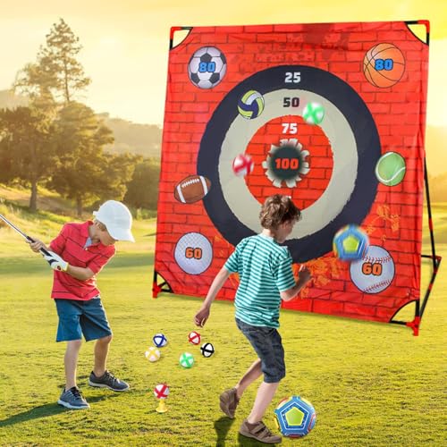 Ensemble de jeu de chipping golf d'exercice avec tapis et accessoires