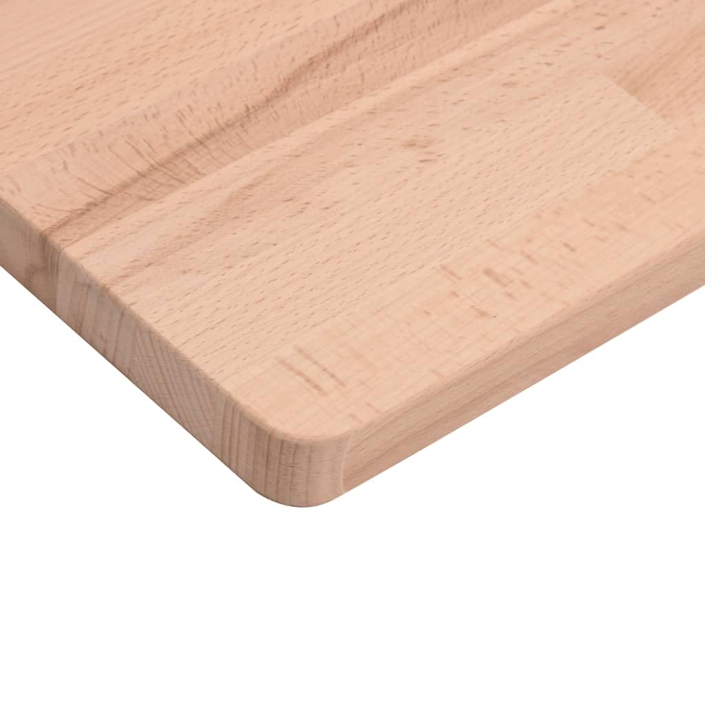 vidaXL Blat do biurka, 100x50x2,5 cm, lite drewno bukowe