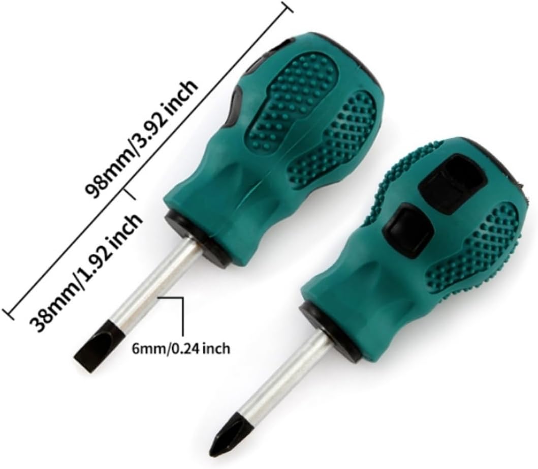 8-Piece Screwdriver Set Precision Phillips Screwdriver Set Magnetic Tips Small Slotted Screwdriver Bit Set Professional Cushion Grip Screwdriver Set