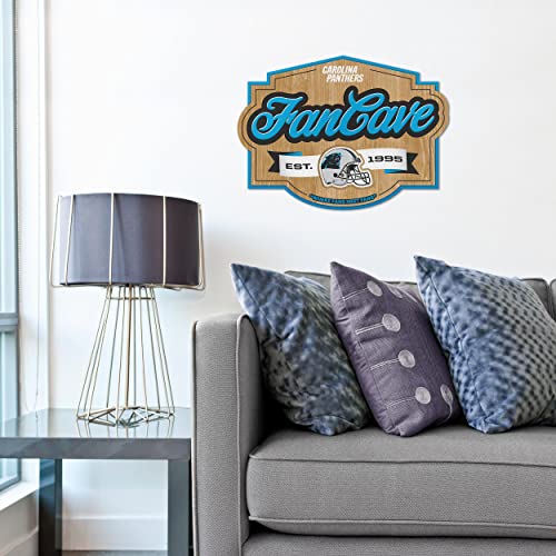 Image of YouTheFan NFL Carolina Panthers FanCave Wall Art