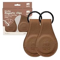 Produktbild von ABC Design - Universal Magnet-Clip Für Kinderwagen - Set Mit 2 Stueck Brown Dark Brown