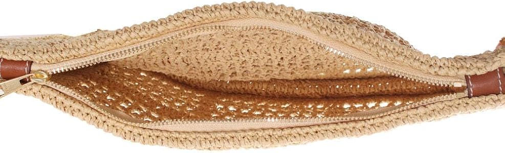 Tory Burch Rosette Ella Crochet Wristlet Pouch Handbag: Handbags