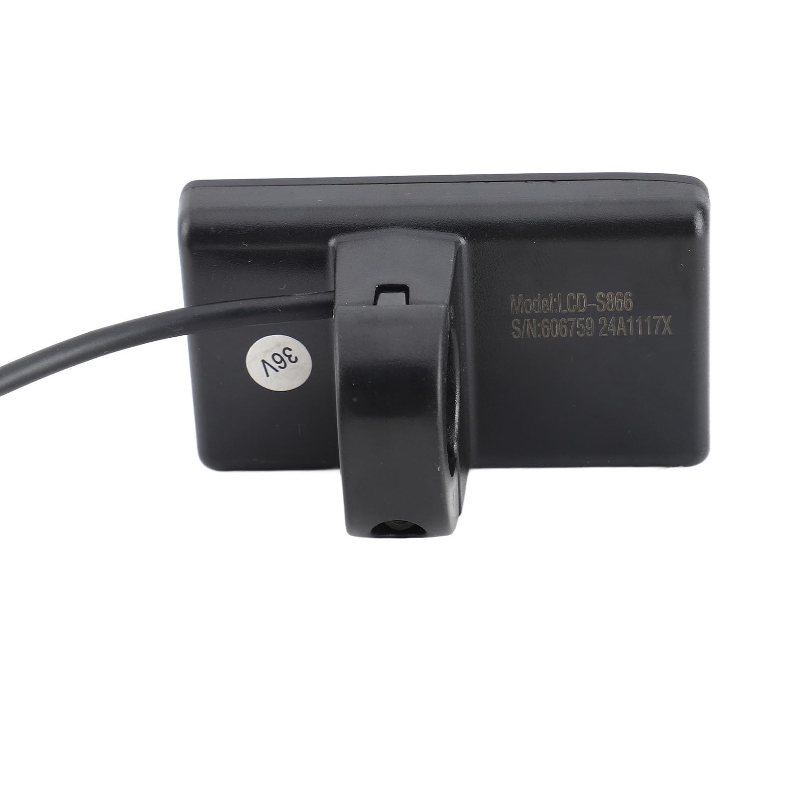 Acouto S866 Elektrisches Display LCD -Meter 24V 36V 48V Elektrische Scooter -Bedienfeld mit SM Stecker S866 Fahrrad LCD Display.9in COUT Durchmesser