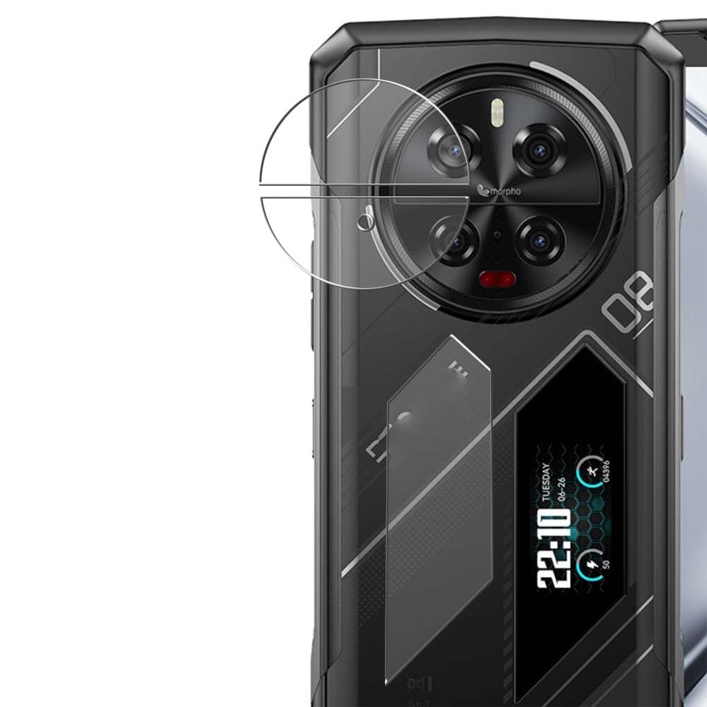 Puccy 2 Pack Camera Lens Protector Film, compatible with DOOGEE V40 Pro TPU Camera Guard （ Not Tempered Glass/Not Front Screen Protectors ）