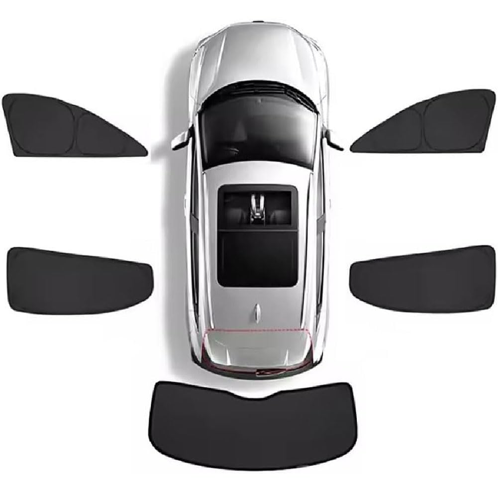 XIUKANGNB Car Side Window Sun Shades for UR-V 2023-2025, Front Windshield Rear Side Curtain Sun Shade Visor Car Window Sun Shade Interior Accessories, H/4 side windows + tailgate