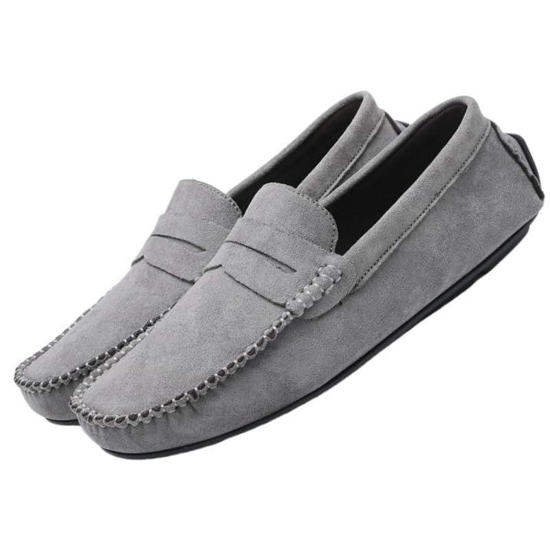 Men's Stylish and Comfortable Loafers, Durable and Slip-Resistant Casual Shoes, Round-Toe Design with PU Upper, Soft Sole, Suitable for Business Office and Daily wear.