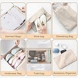 10 pcs Packing Cubes for Suitcases, Travel Organiser Packing Bags for Clothes Shoes Toiletries Travel Luggage Organizers Storage Bags - Image 4