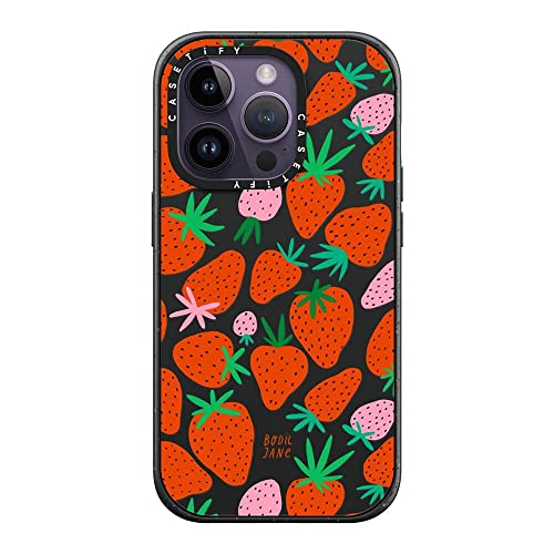Coque fraises iPhone 14 Pro CASETiFY antichoc et anti-rayures