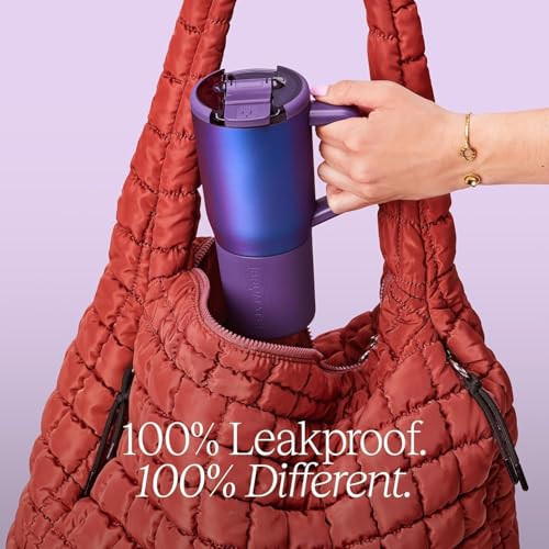 Image of BruMate Muv - 25oz 100% Leak Proof Insulated Coffee Mug with Handle & Lid - Stainless Steel Coffee Travel Mug - Double Walled Coffee Cup (Java)