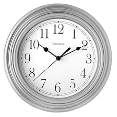 Westclox Quartz Movement Round Wall Clock, Contemporary Analog Design, Battery Powered for Indoor photo Westclox Quartz Movement Round Wall Clock, Contemporary Analog Design, Battery Powered for Indoor