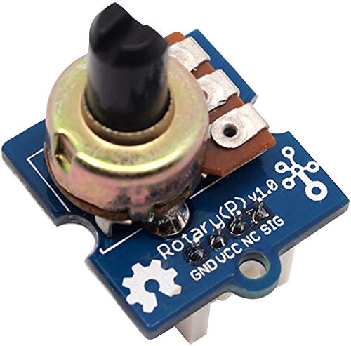 Grove, sensor de ángulo giratorio, montaje en panel, kits de desarrollo analógico, placas de detección, evaluación, paquete de 1 pieza - 101020048