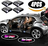 Personalisierte Autotür Willkommen Light - Led Projektor Logo - Verbesserte Willkommen Ghost Shadow Licht, Drahtlose Kein Magnet Sensor Schatten Logo Licht,für Autotür Benutzerdefinierte 4PCS alt