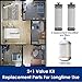Tineco Replacement Filter Kit, 2 Pre Filters and 1 HEPA Filter, for A10 & A11 & S10 & S11 Series Vacuum Cleaner