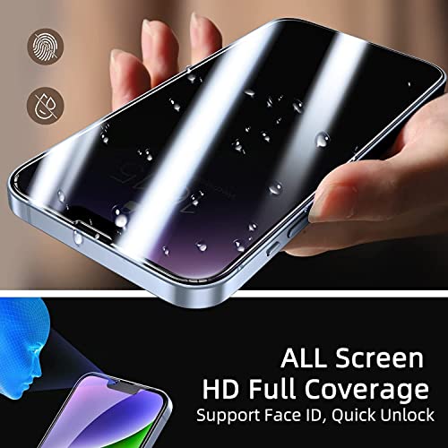 Image of TitanEdge Privacy Tempered Glass Screen Protector Guard for iPhone 13 /13 Pro / 14 / 16E | True 28Anti Spy - 2 Pack