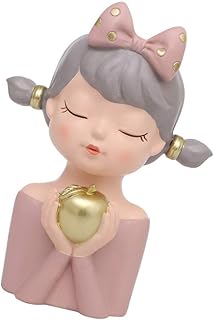 Cabilock Meninas Bonitos Cabeça Animal da Resina Plantador Suculenta Mesa Mini Ornamento Vaso Vaso Recipiente Plantador de Vasos de Plantas para O Office Home Jardim Decoração de Mesa