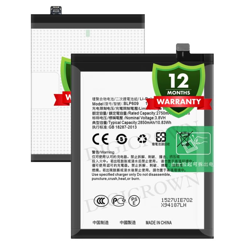 Image of Original BLP609 Battery Compatible for Oppo F1 Plus (X9009) | R9 (R9m, R9tm) - (2850mAh) - 1 Year Warranty DF7