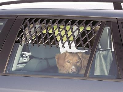 TRIXIE Rejilla Ventilación para Coche, 30-110 cm, Negro, Perro