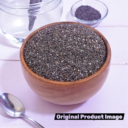 Image of Crispique Premium Raw Chia Seeds 250g | Cleaned & Sorted | Natural Superfood for Weight Management | Rich in Fiber, Omega-3 & Antioxidants | Healthy Snacks & Smoothie
