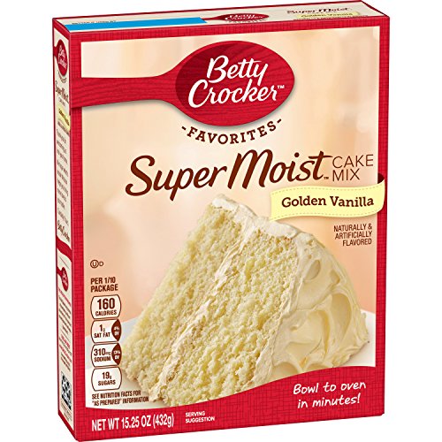 Image of Betty Crocker Super Moist Butter Recipe Yellow Cake Mix, 15.25 oz (Pack of 6)