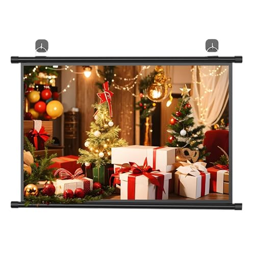 Pantalla Manual Proyector 72in 4:3 HD Pared miniatura 1