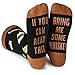 Lavley - Mens Novelty Socks - Funny Novelty Dress Socks For Men and Women (Whiskey)