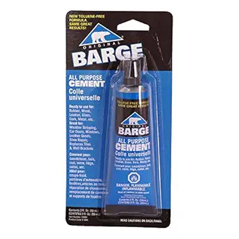 Barge All-Purpose TF Cement Rubber, leather, Wood, Glass, Metal Glue 2 oz