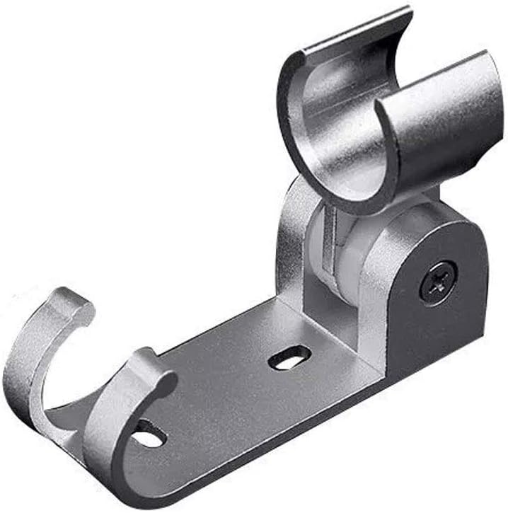Aluminum Shower Base Holder Adjustable Wall Gel Mounted Stand Bracket Rustproof Support Bathroom Fitting(E)