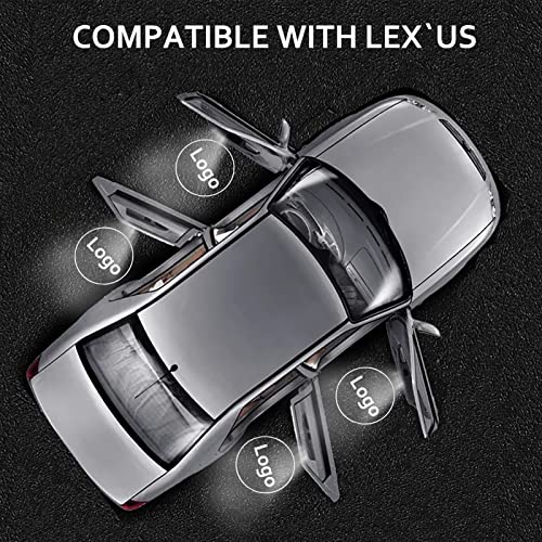 Wwpang 4Pcs Car Door Light Logo Projector Compatible With Ls Es Iss Lx Rx Gs Gx Rc Ux, No Fade Hd Car Welcome Light, Easy Installation, Plug-And-Play #TOP1