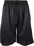Renegade Sportswear Men's Basketball Shorts (Black/Black, X-Large)