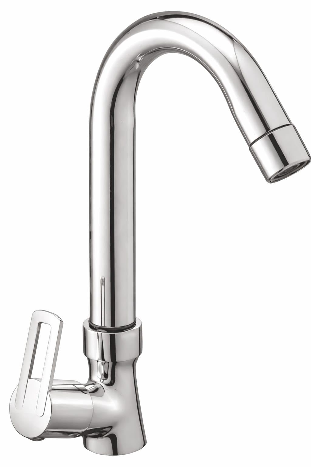 10x SQ-9963 Stainless Steel, Brass, Ceramic Chrome Finish Table Mount Swan Neck Tap for Washbasin/Sink-image-41