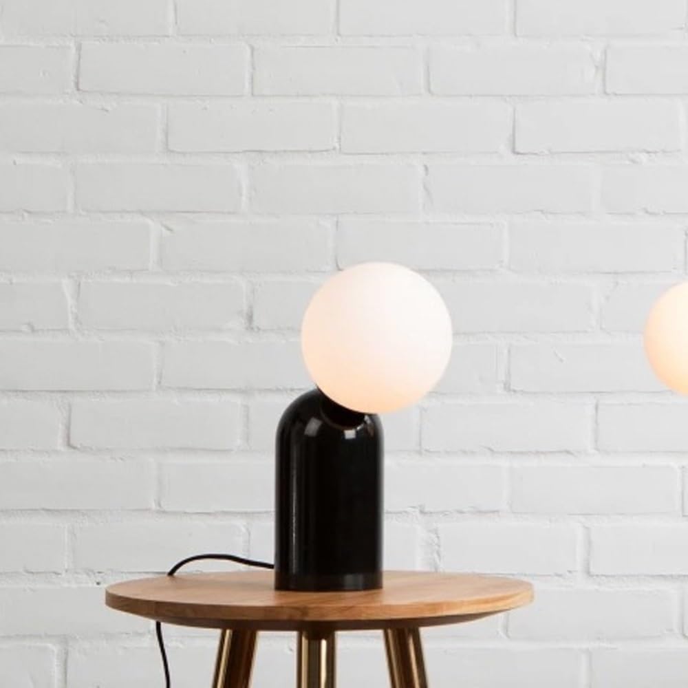 lampes de chevet, Abat-jour en verre globe