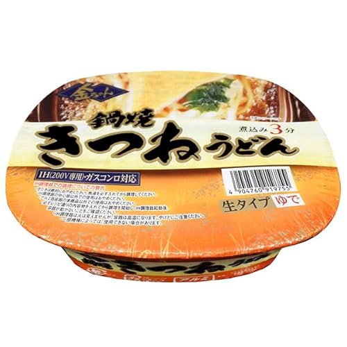 徳島製粉 金ちゃん 鍋焼 きつねうどん 213g×12個入のサムネイル