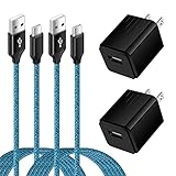 Motorola Phone Charger Fast Charging for Moto G/G Stylus/G Power/G Play 2023/G Fast/Edge+, Edge 5G UW/One 5G UW ace, G9 G8 G7 Power Plus Play, G6 Plus Z2 Z3 Z4, Wall Plug with USB Type C Charger Cable