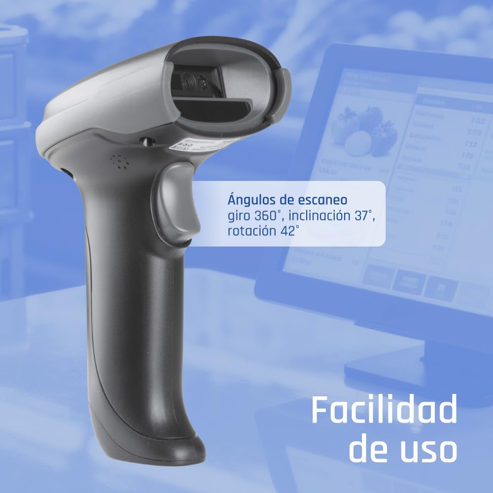 iggual Lector código barras 2D Bluetooth WiFi 2.4G