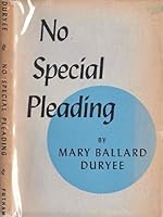 No Special Pleading B000HZNUIW Book Cover