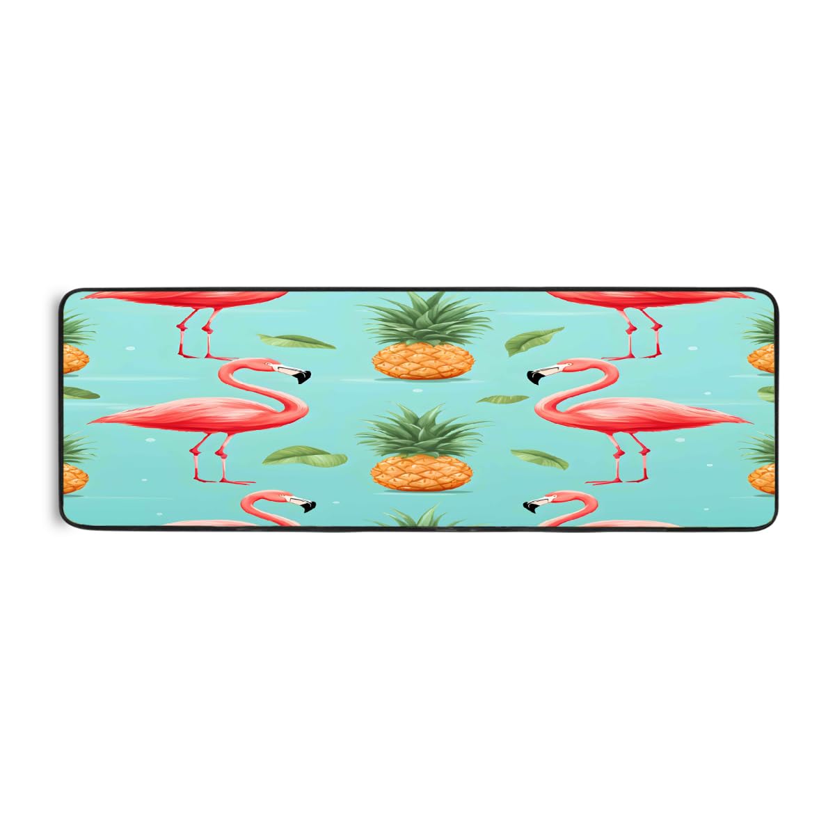 Tapis de cuisine anti-fatigue doux 183 x 61 cm lavable pour évier et buanderie